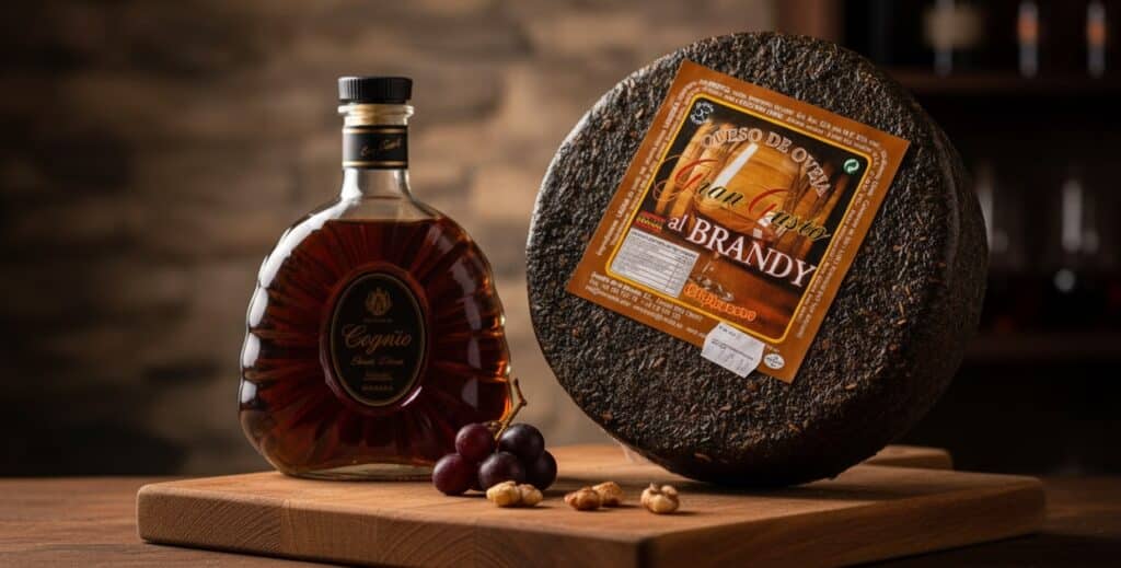 queso de oveja al brandy