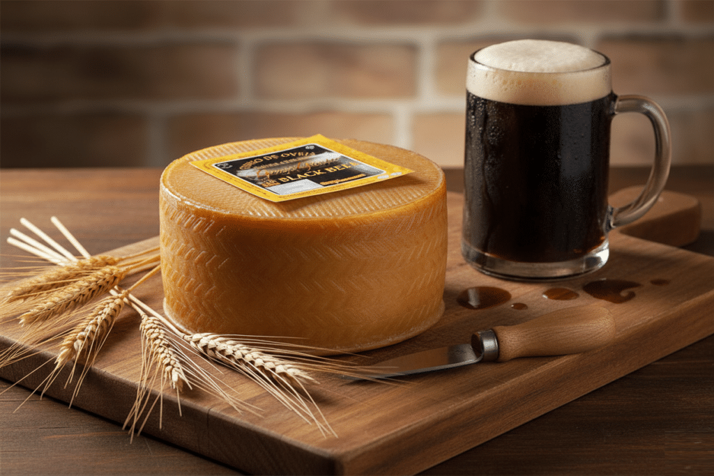 queso de oveja a la cerveza negra