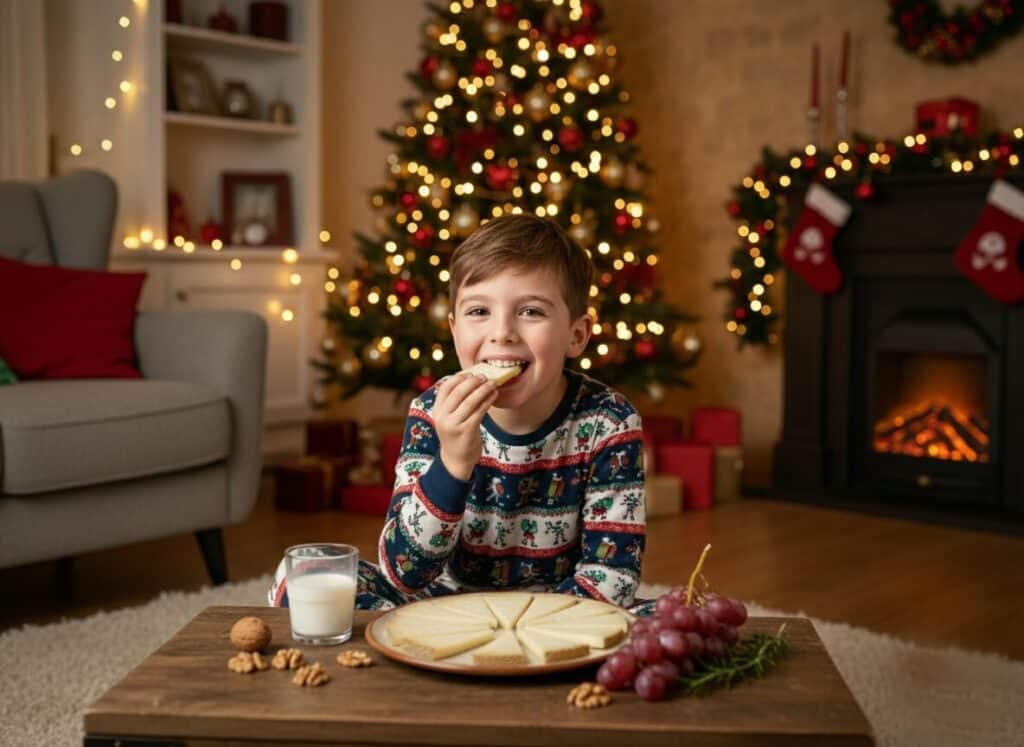 NIÑO COMIENDO QUESOS GRAN GUSTO